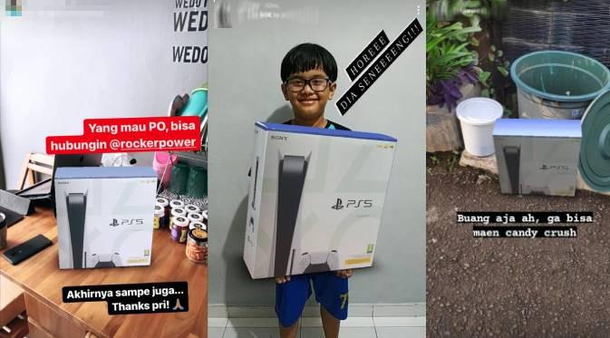 Warganet Ramai-Ramai Pamer 'Beli' PS5 di Instagram Story